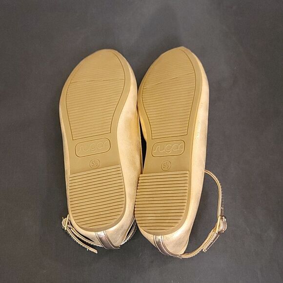 BRAND NEW SUGAR LITTLE GIRLS LANNA ROUND TOE ANKLE STRAP BOWNOT FLATS - Picture 11 of 16